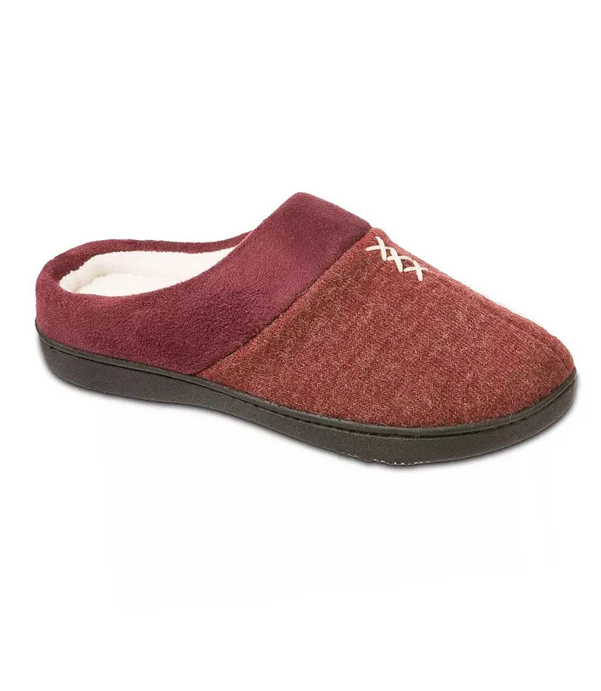 360 All Around Memory Foam House Shoe in Chili Pepper by Isotoner