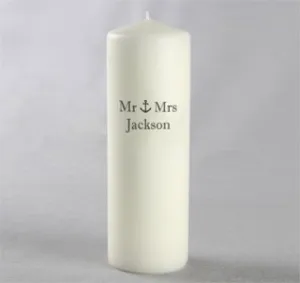 Anchor Wedding Unity Candle