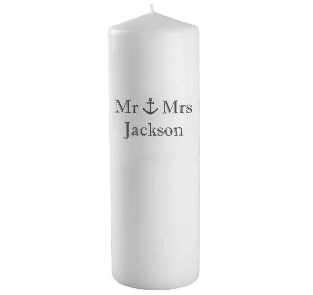 Anchor Wedding Unity Candle