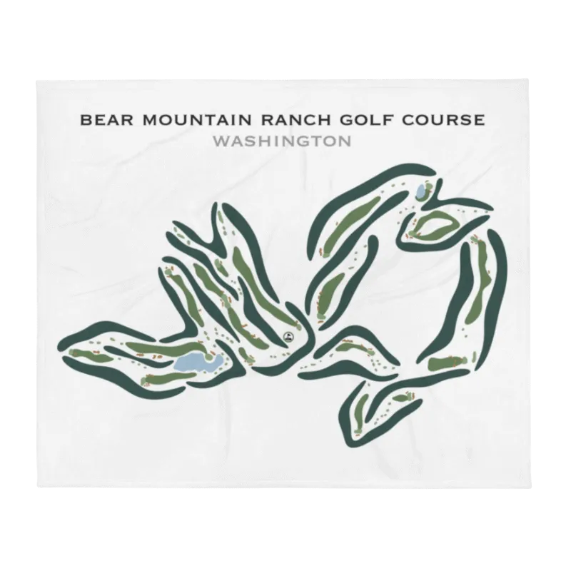 Bear Mountain Ranch Golf Course, Washington - Printed Golf Courses