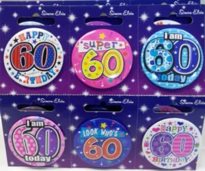 Birthday Badge - 60th