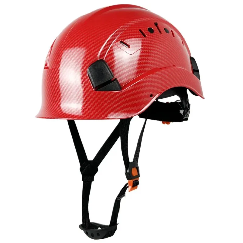 Carbon Fiber Pattern Safety Helmet For Engineer Construction CE EN397 Europe ABS Protective