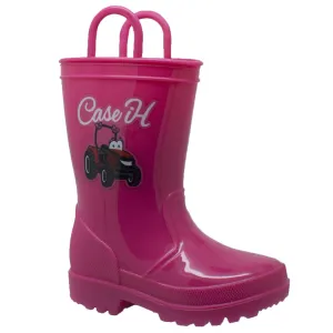 Children's PVC Boot with Light-Up Outsole Pink - CI-4009