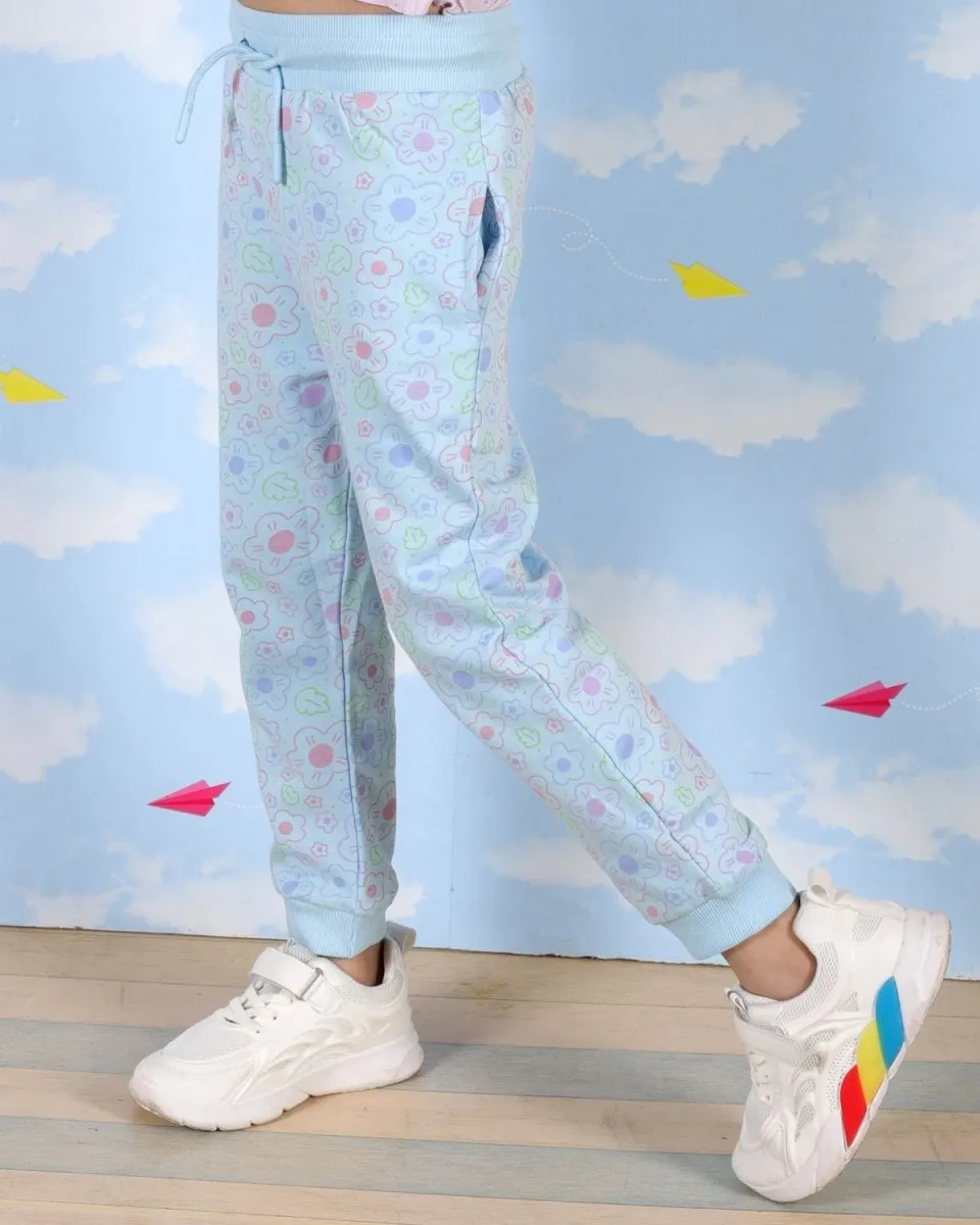 Colourful Daisies Jogger Set