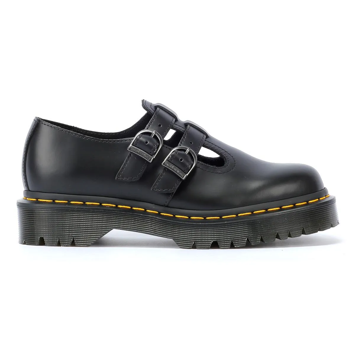 Dr. Marten Bex Smooth Leather Platform Mary Jane Women's Black Shoes