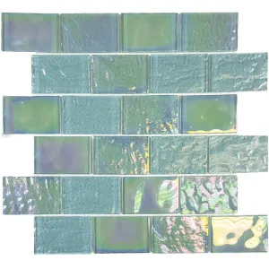 Emerald Green, 2" x 3" - Glass Tile