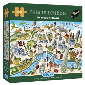 Gibsons This Is London 500 Piece Puzzle