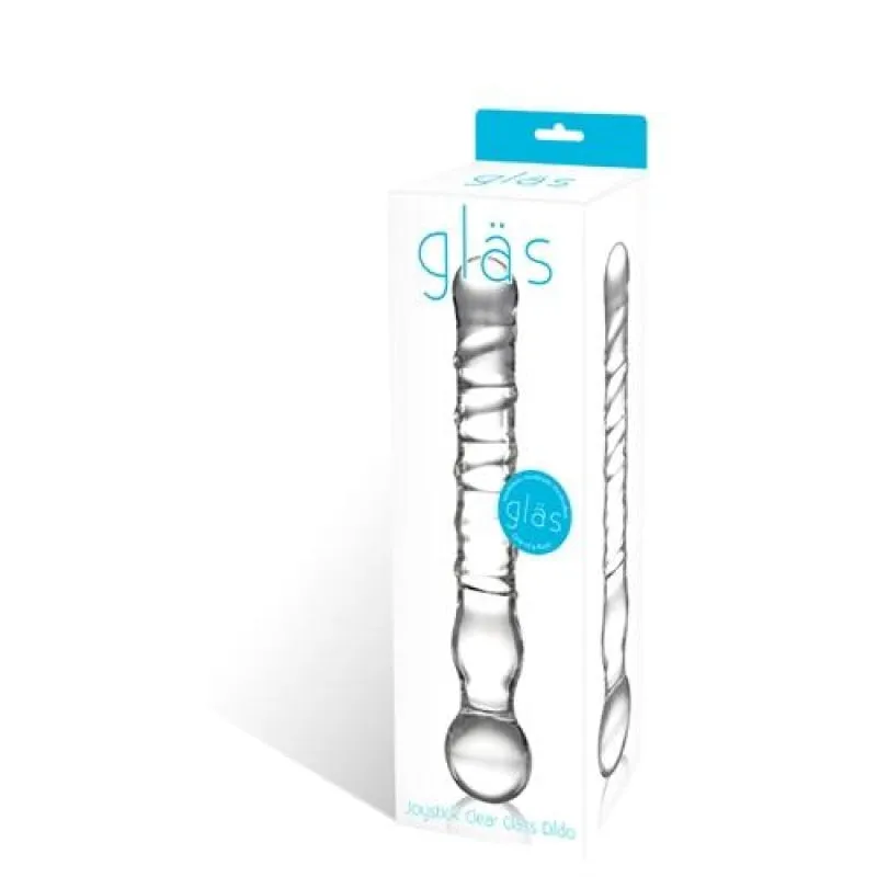 Joystick Clear Glass Dildo