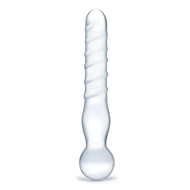 Joystick Clear Glass Dildo