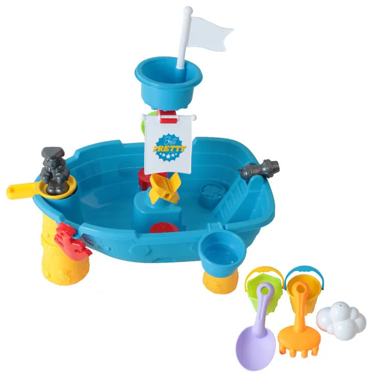 Kids Pirate Ship Sand and Water Table