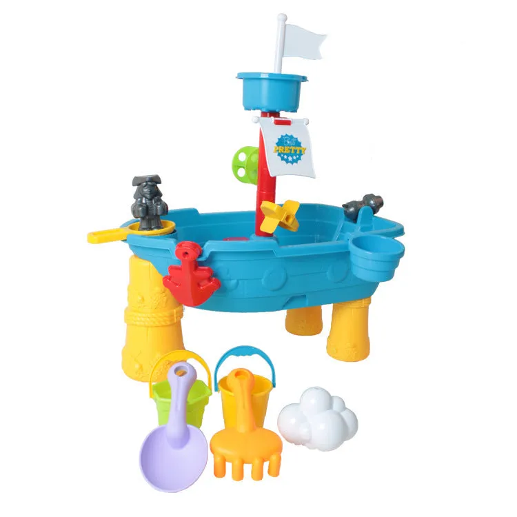 Kids Pirate Ship Sand and Water Table