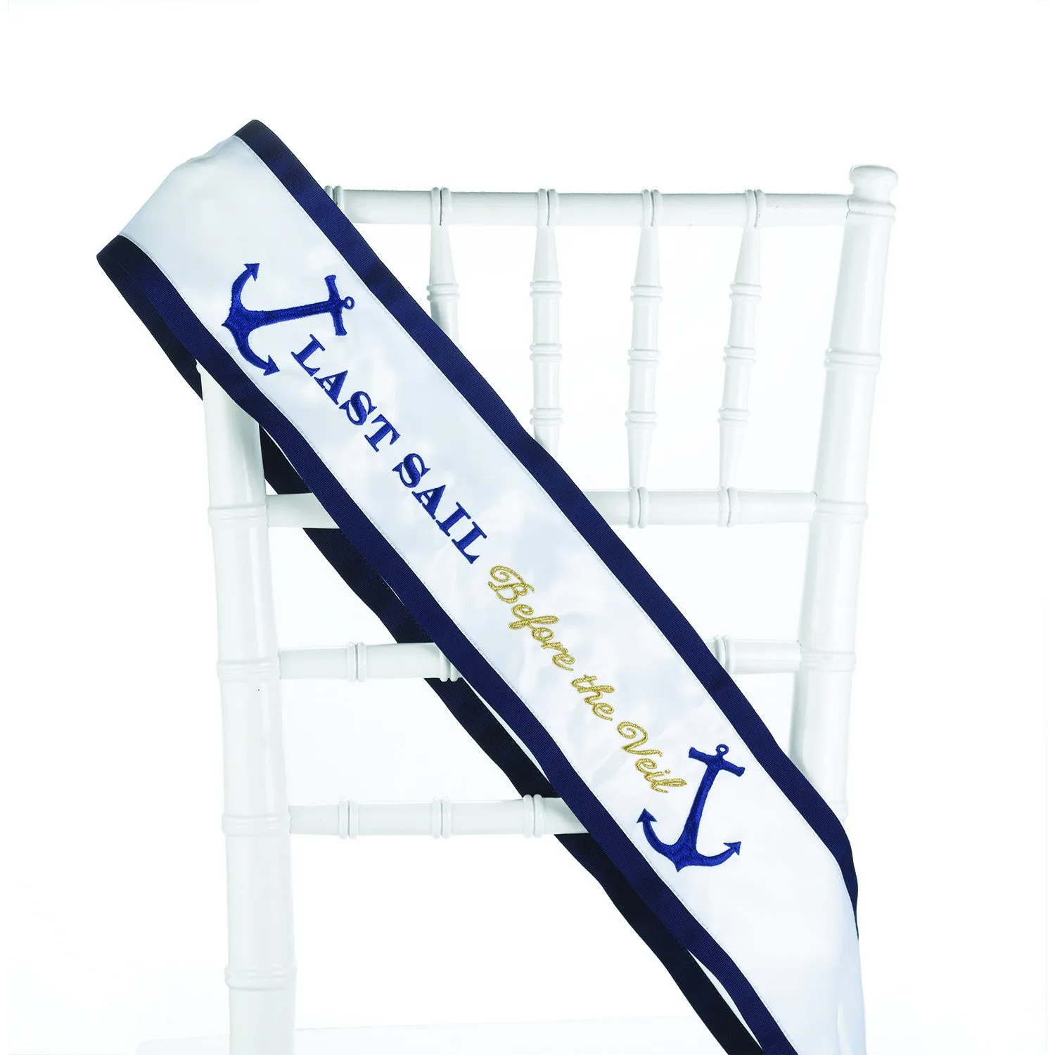 Last Sail Sash Before the Veil Wedding Bridal Sash