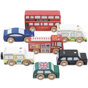 Le Toy Van London Car Set Wooden Toys