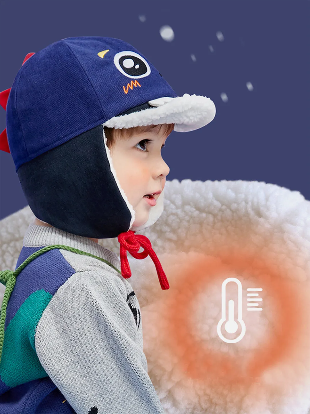 Little Surprise Box Ear Covering 3d winter Cap for Kids