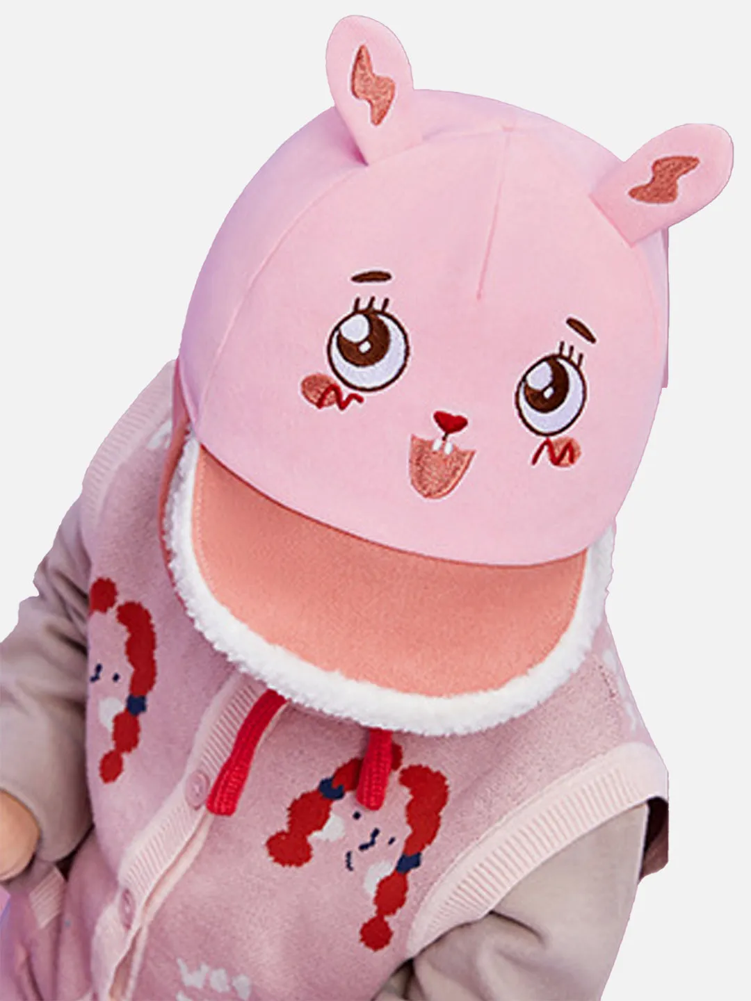 Little Surprise Box Ear Covering 3d winter Cap for Kids