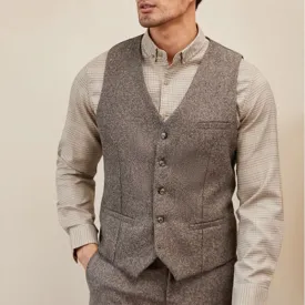 Men's Retro British Slim Business Casual Vest