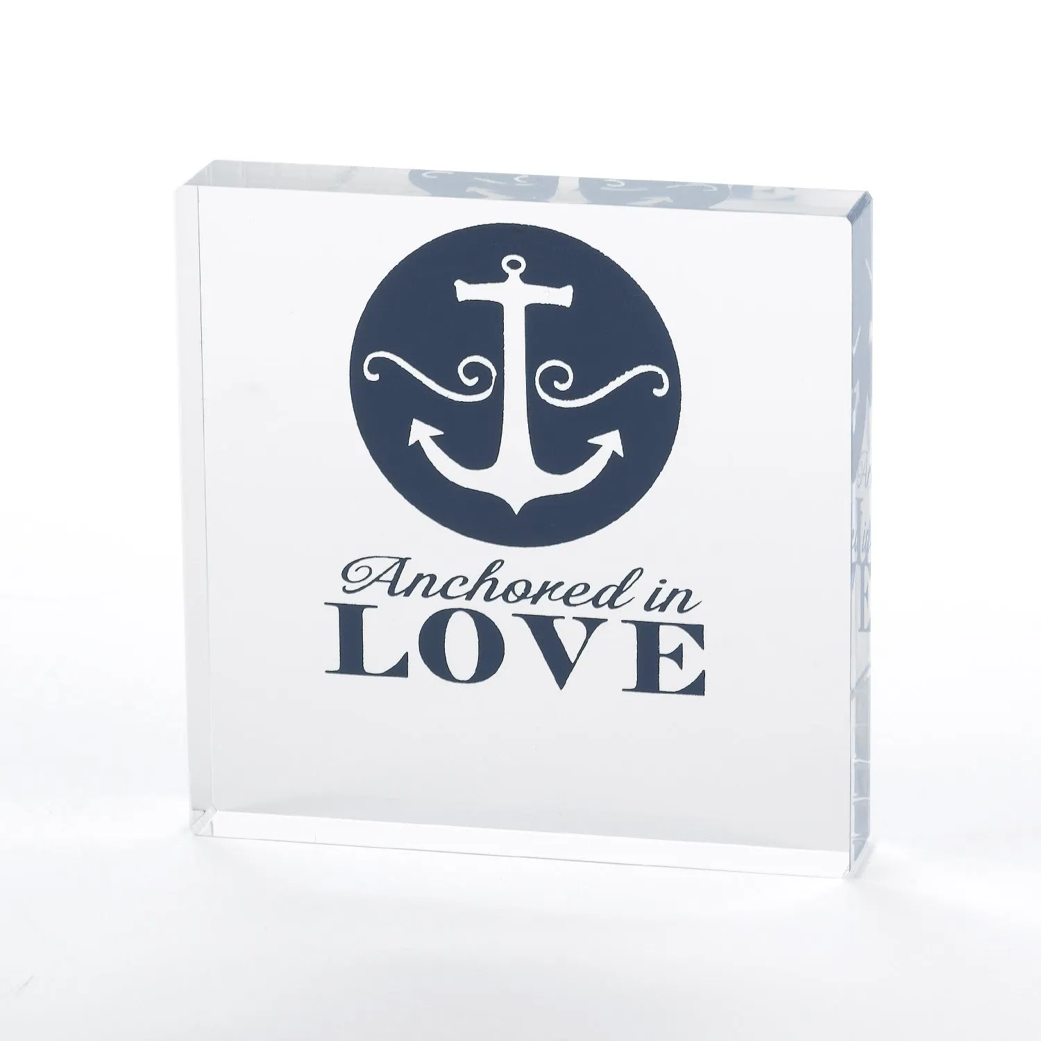 Nautical Anchor Wedding Themed Cake Topper