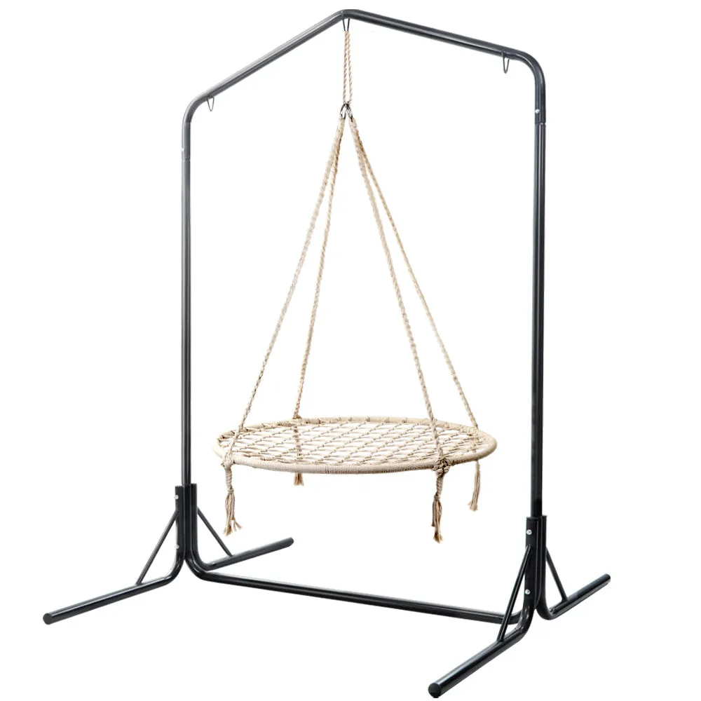 Outdoor 100cm Hammock Chair with Stand, 360° Rotatable – Gardeon