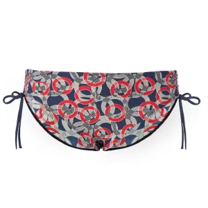 Panache Nancy Drawside Swim Brief, Nautical Print