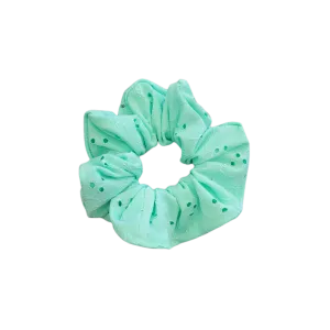 Pastel Poolside Mint Scrunchie