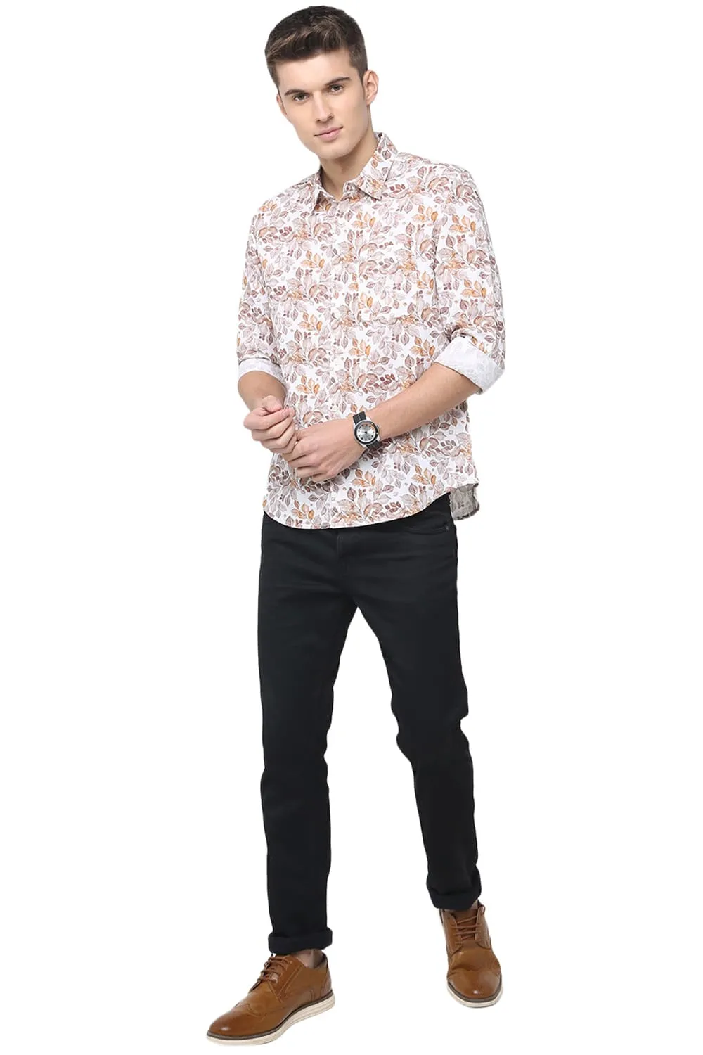 Slim Fit Digital Printed Shirt