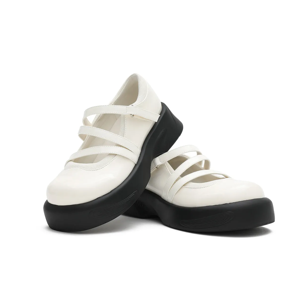 Soft Casual Platform Mary Jane Shoes