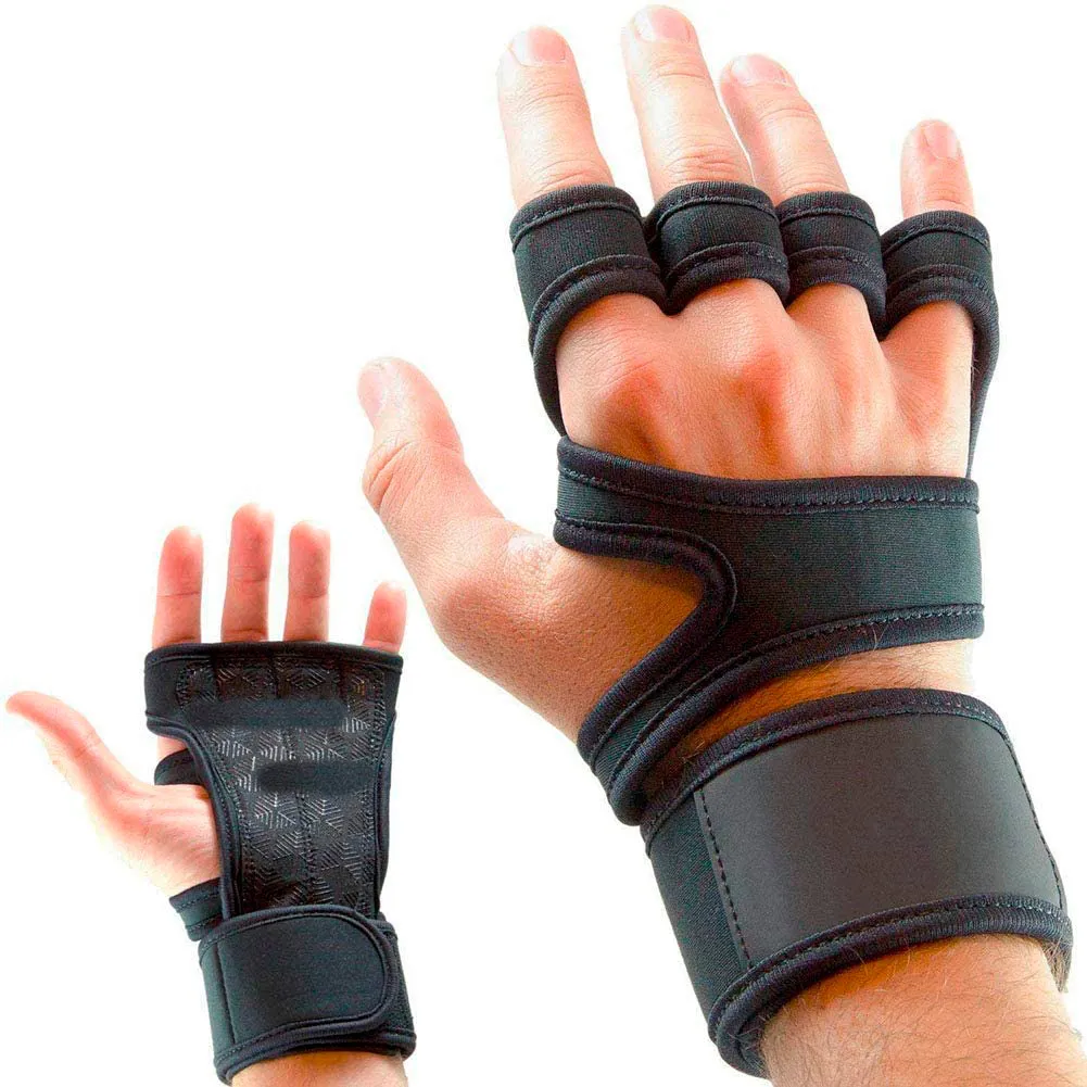 Sports Cross Training Gloves with Wrist Support for Fitness-M