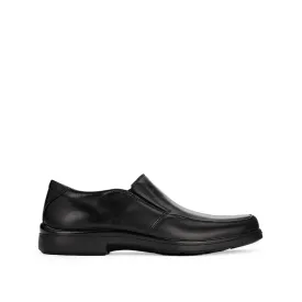 Stocks Men's Shoes - Black Leather