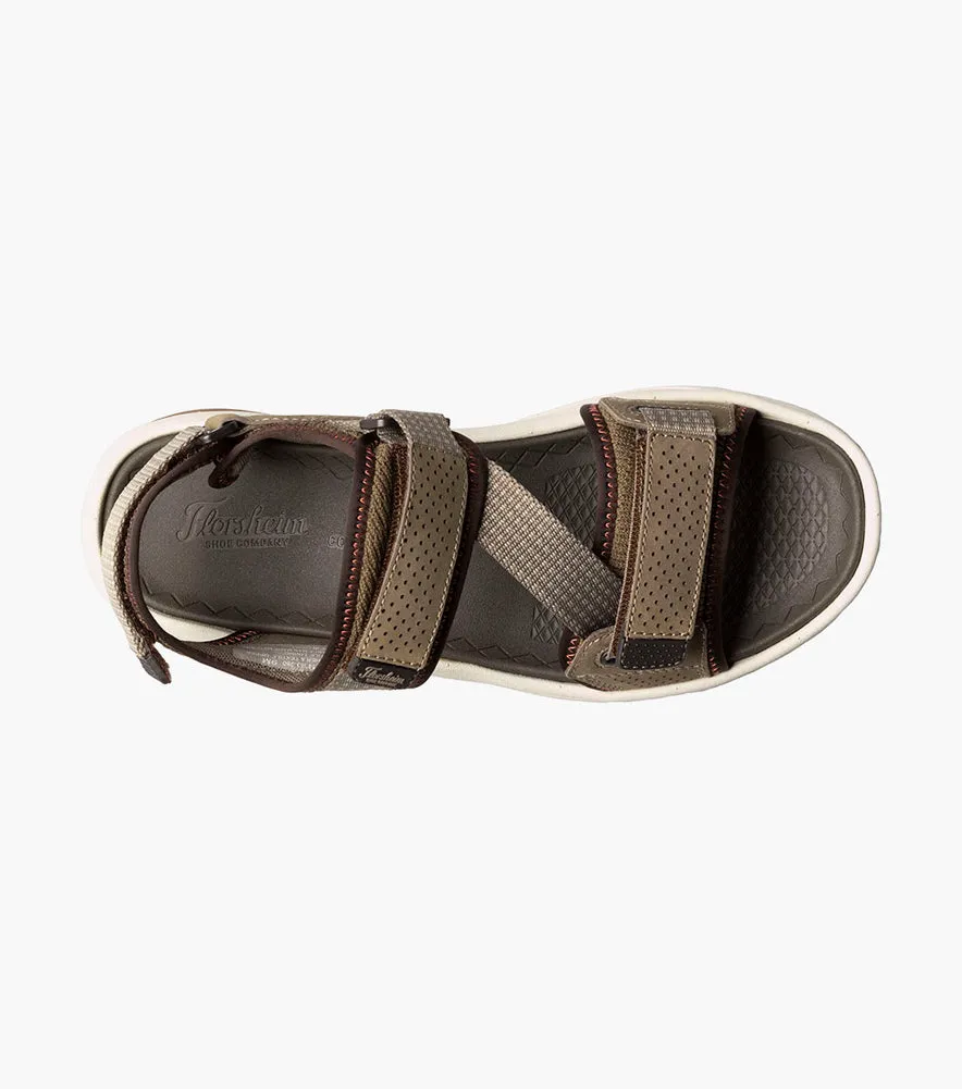 Tread Lite River Sandal in Taupe by Florshiem