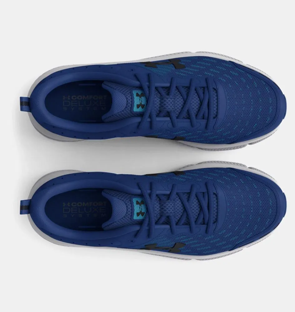 UA Charged Asert 10 in Blue by Under Armour