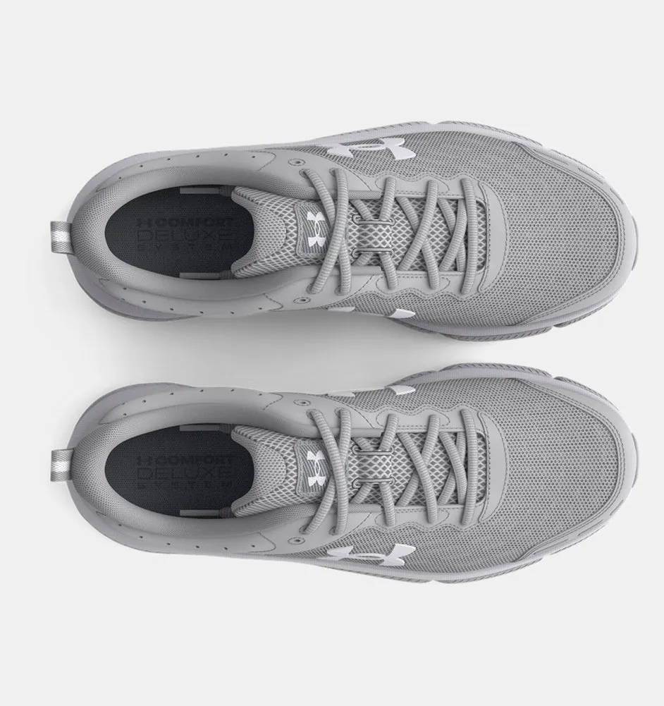 UA Charged Assert 10 in Grey by Under Armour