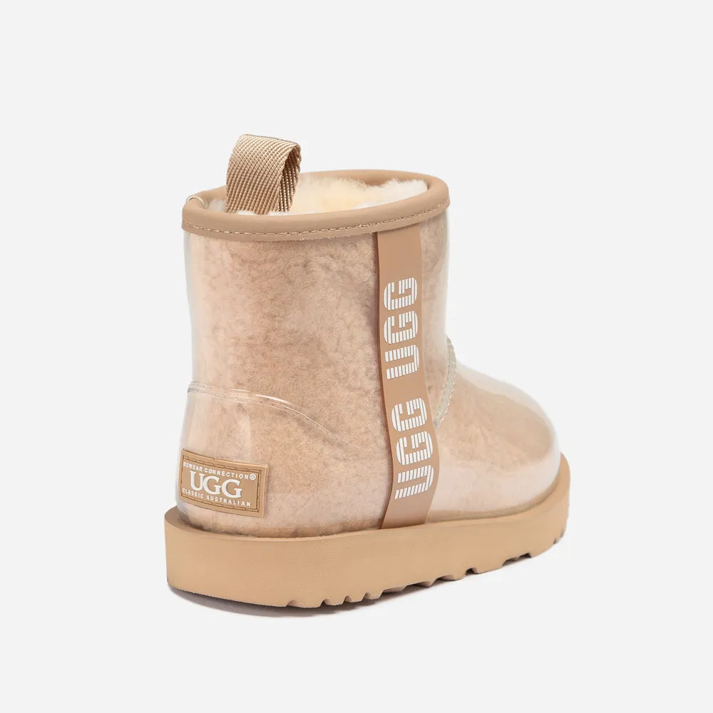 Ugg Classic Kids Clear Boots (Waterproof) (Glow in The Dark)