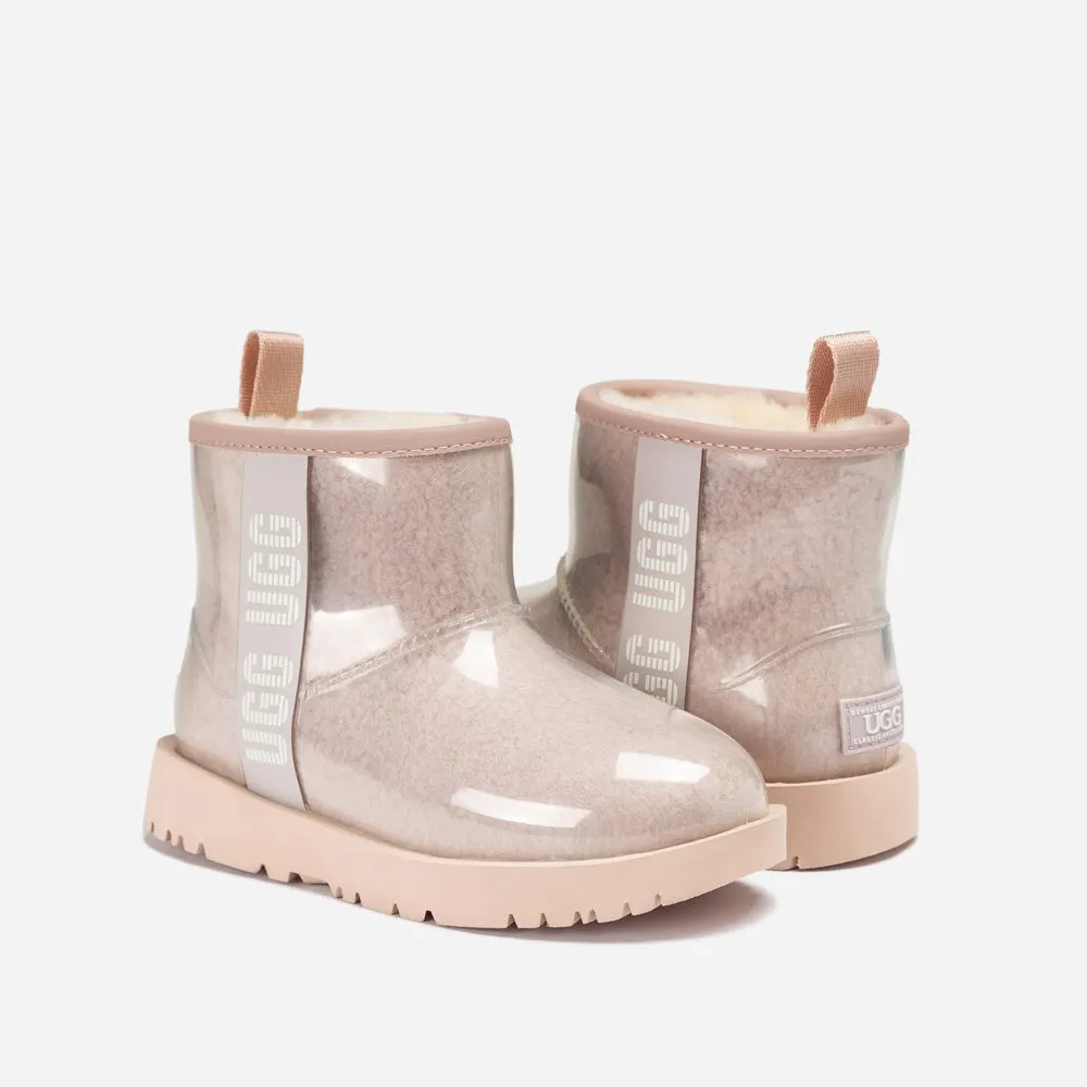 Ugg Classic Kids Clear Boots (Waterproof) (Glow in The Dark)