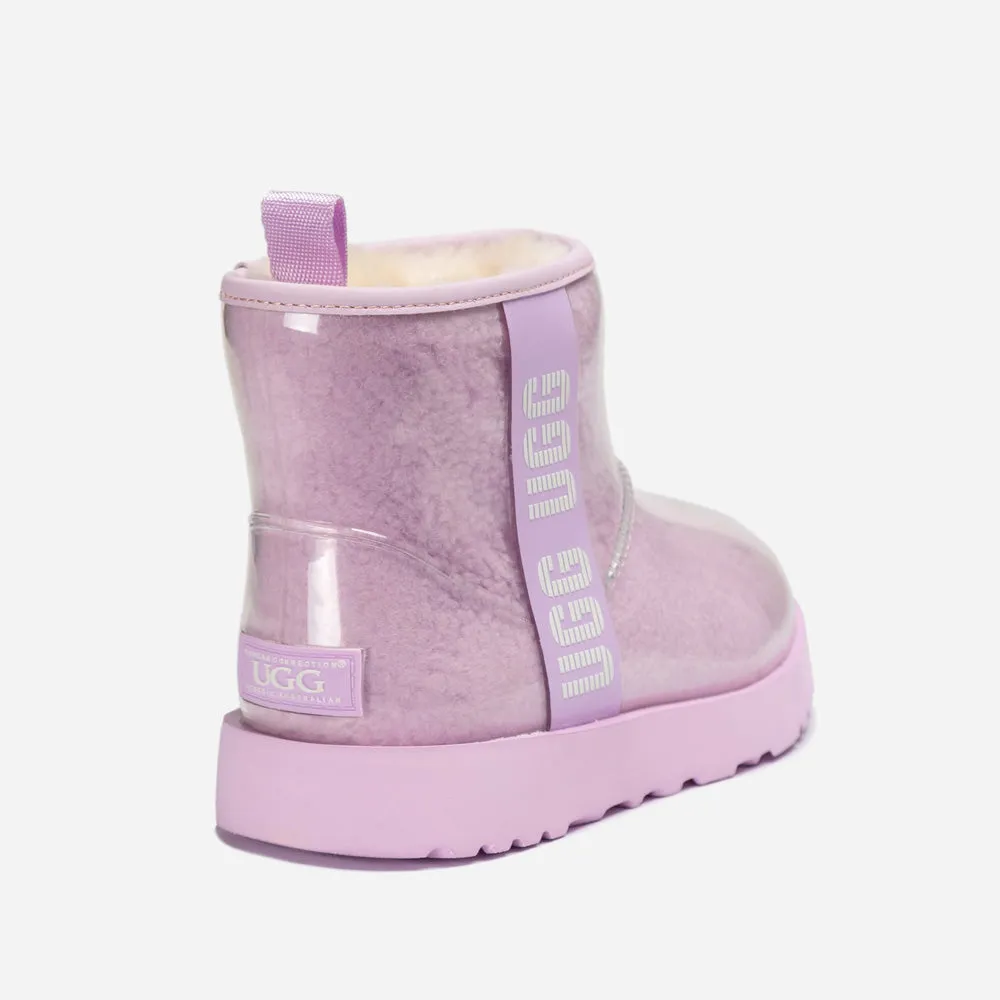 Ugg Classic Kids Clear Boots (Waterproof) (Glow in The Dark)