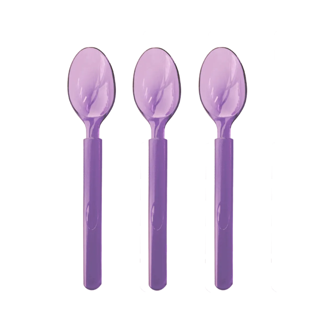 Ultra HD Reusable Lilac Spoons  - Set of 20