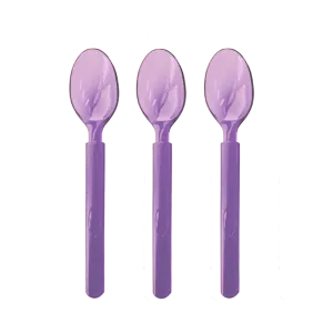 Ultra HD Reusable Lilac Spoons  - Set of 20