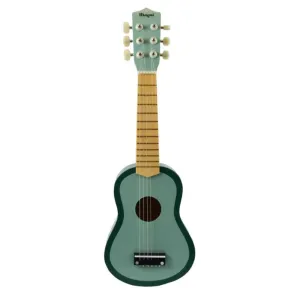 Wooden Guitar, 6 Strings, Green